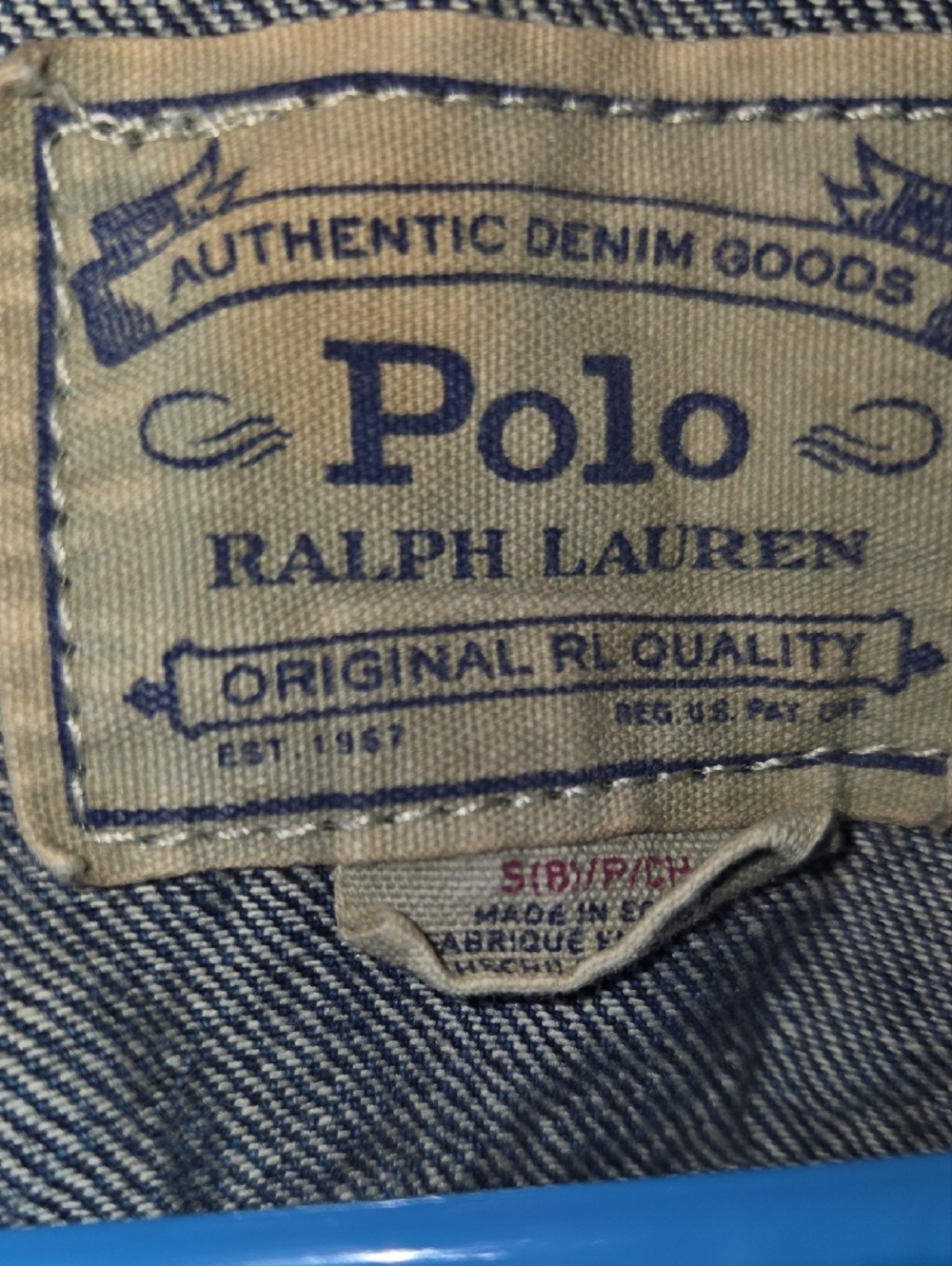 Ralph Lauren Kids Dark Blue Denim Jean Jacket - Picture 2 of 8